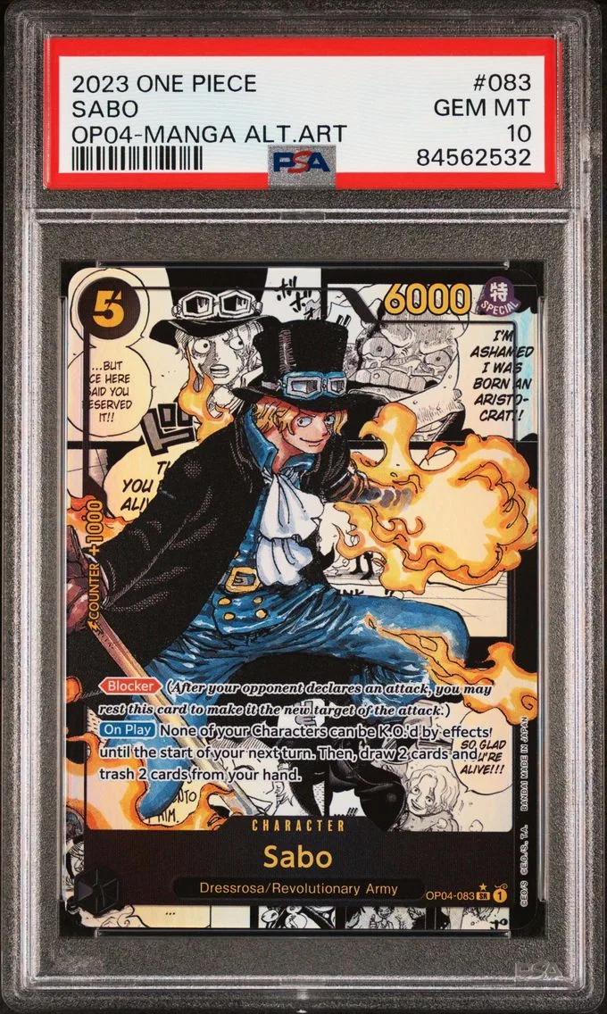 2023 #083 Sabo PSA 10 One Piece 