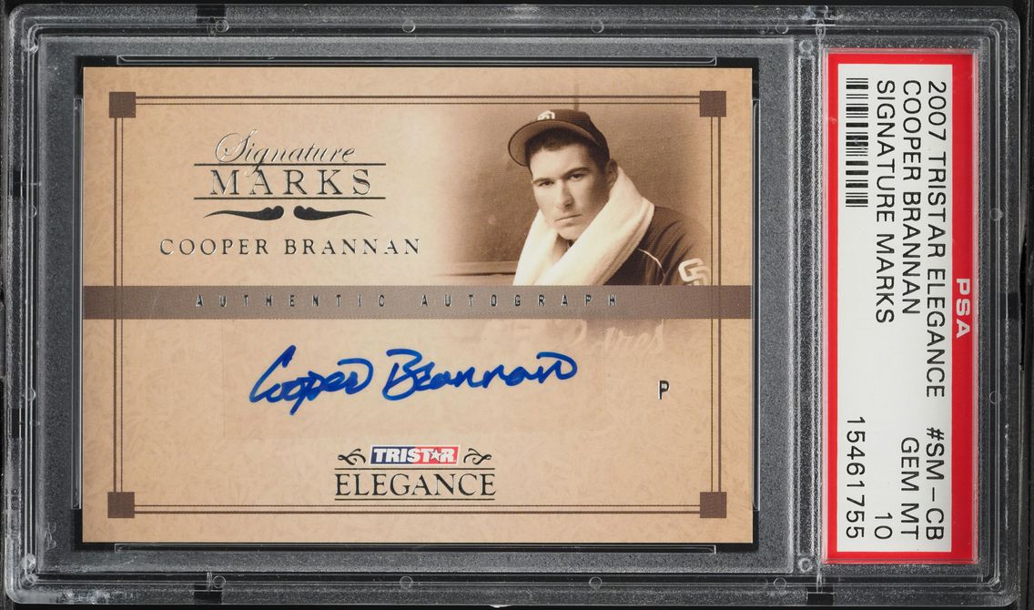 2007 #SM-CB Cooper Brannan PSA 1