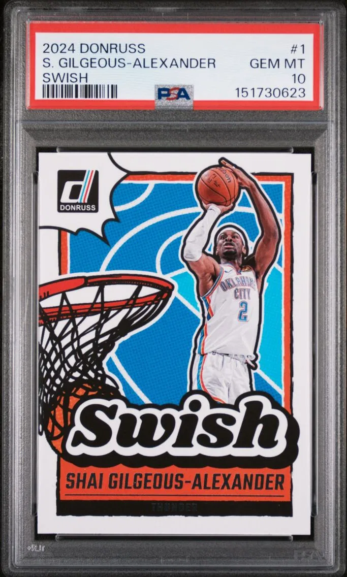 2024 #1 Shai Gilgeous-Alexander PSA 10 Panini Donruss Swish