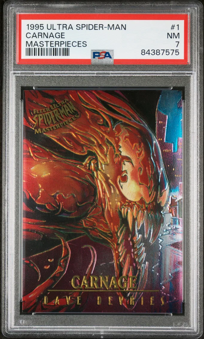 1995 #1 Carnage PSA 7 Ultra Spider-Man Masterpieces