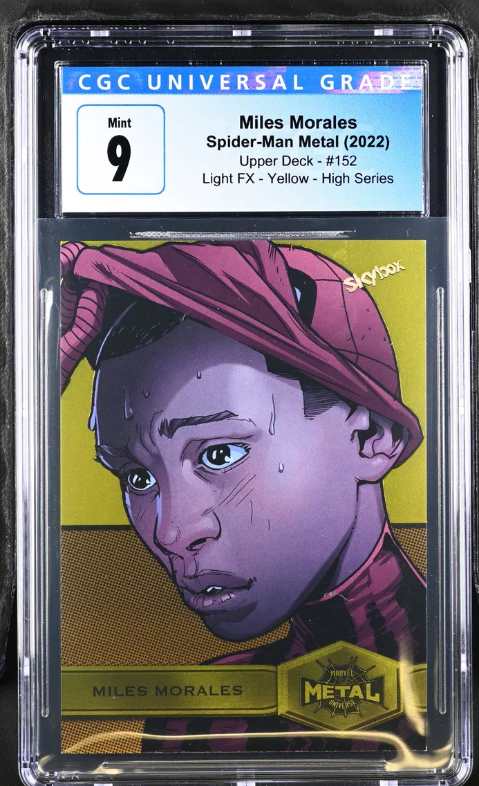 2022 #152 Miles Morales CGC 9 Spider-Man Metal - English