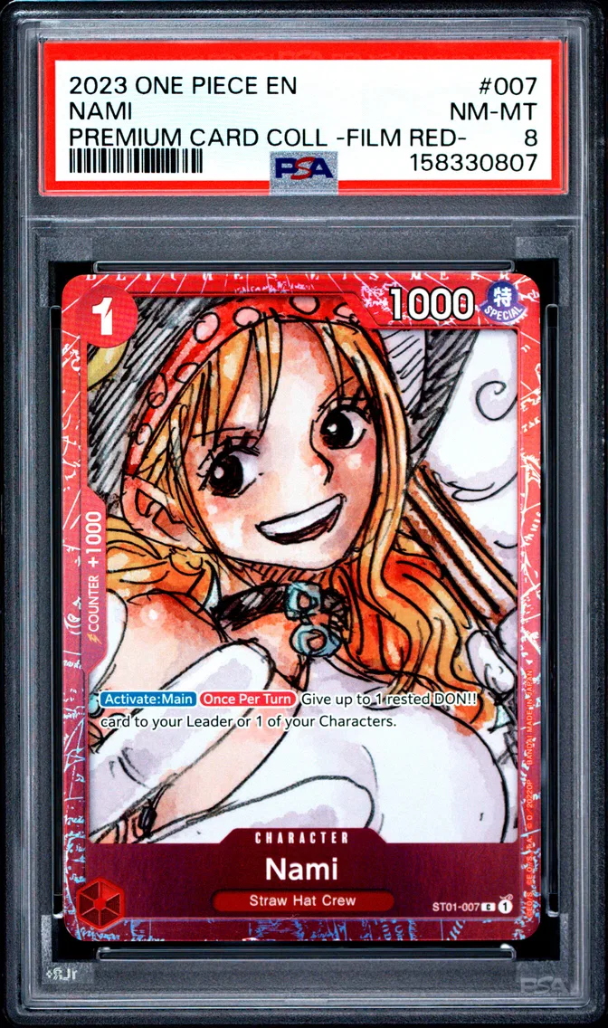 2023 #007 Nami PSA 8 One Piece Premium Card Collection -One Piece Film Red-