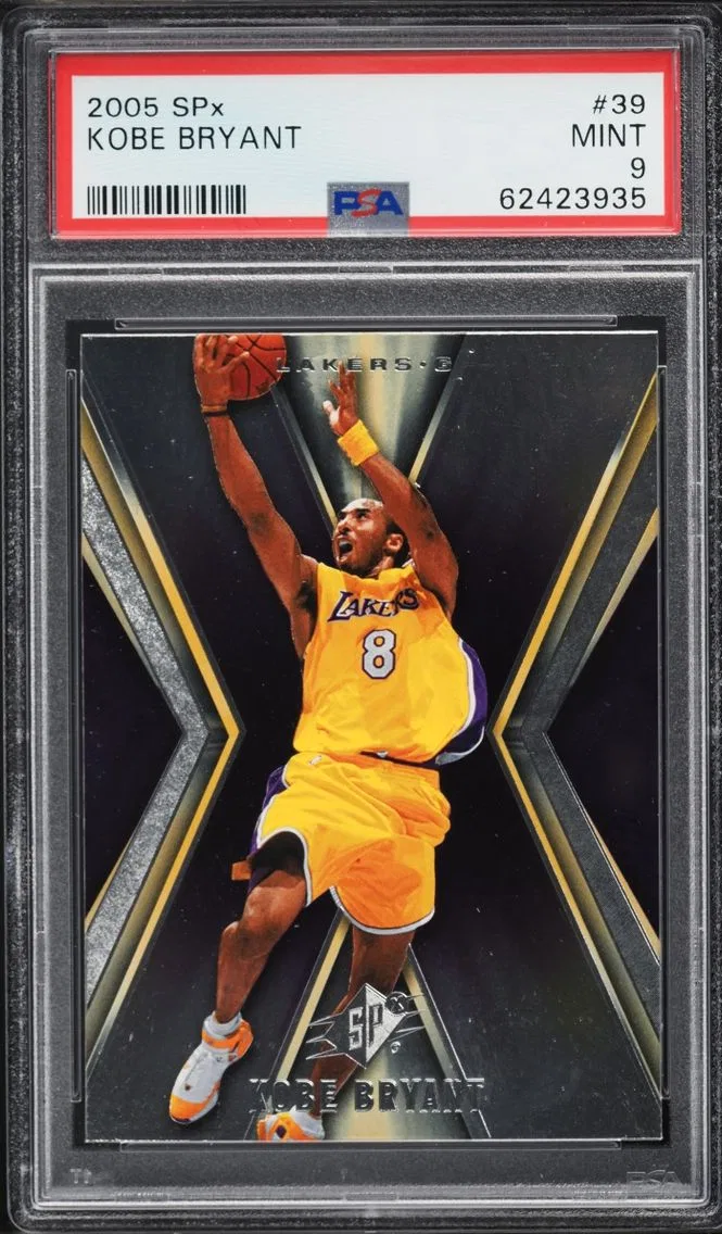 2005 #39 Kobe Bryant PSA 9 SPx Basketball