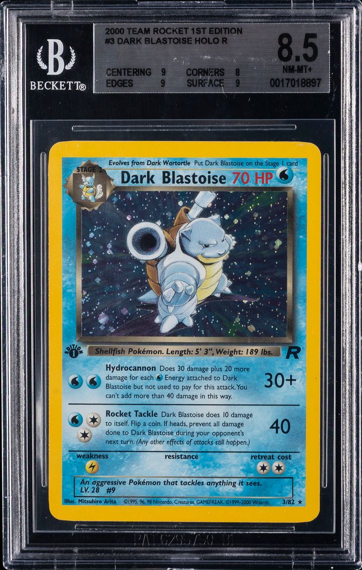 2000 #3 Dark Blastoise-Holo 1st