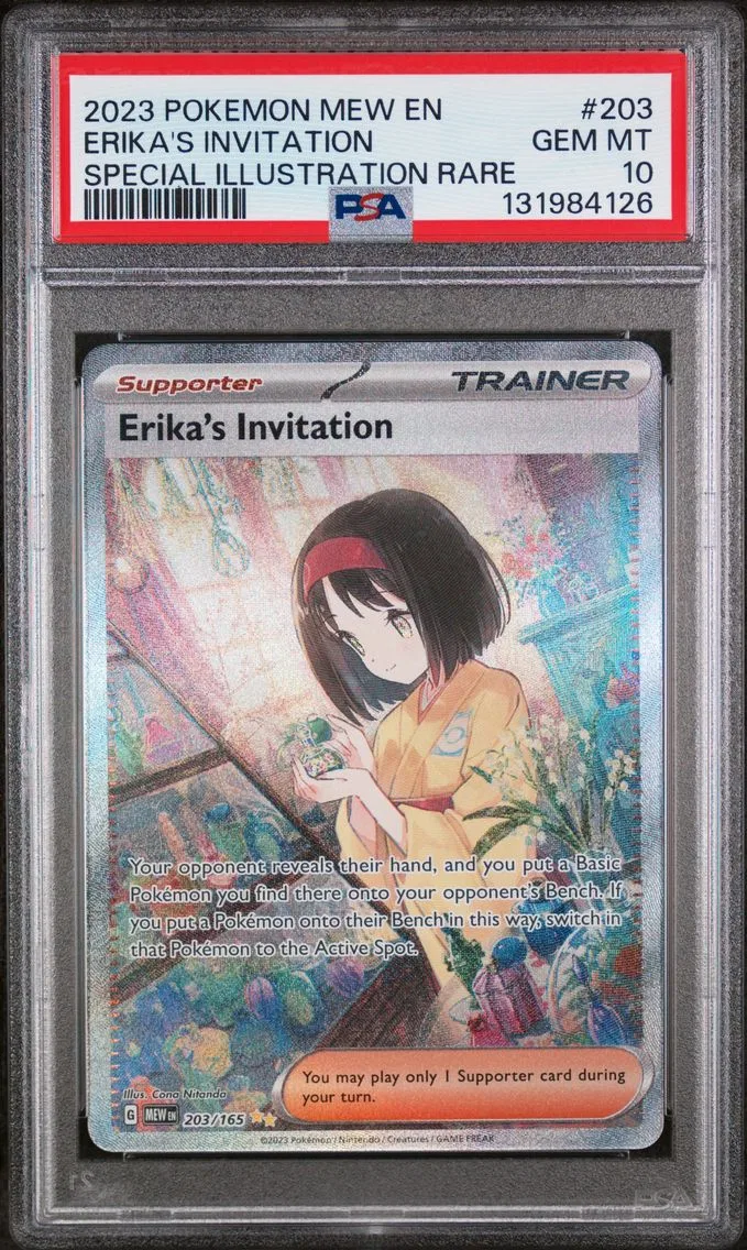 2023 #203 Erika's Invitation PSA 10 Mew EN-151