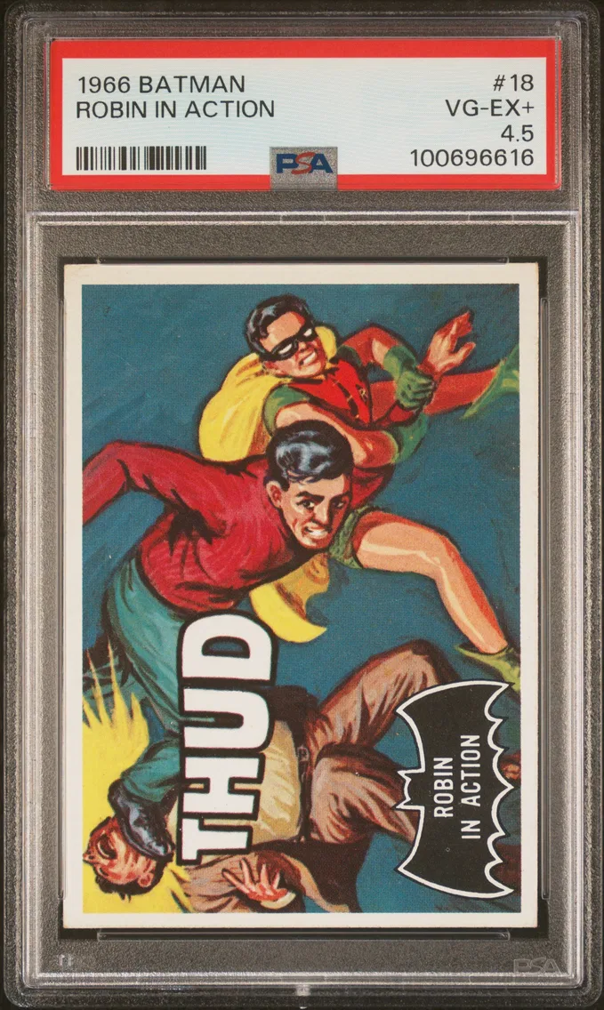 1966 #18 Robin in Action PSA 45 Topps Batman