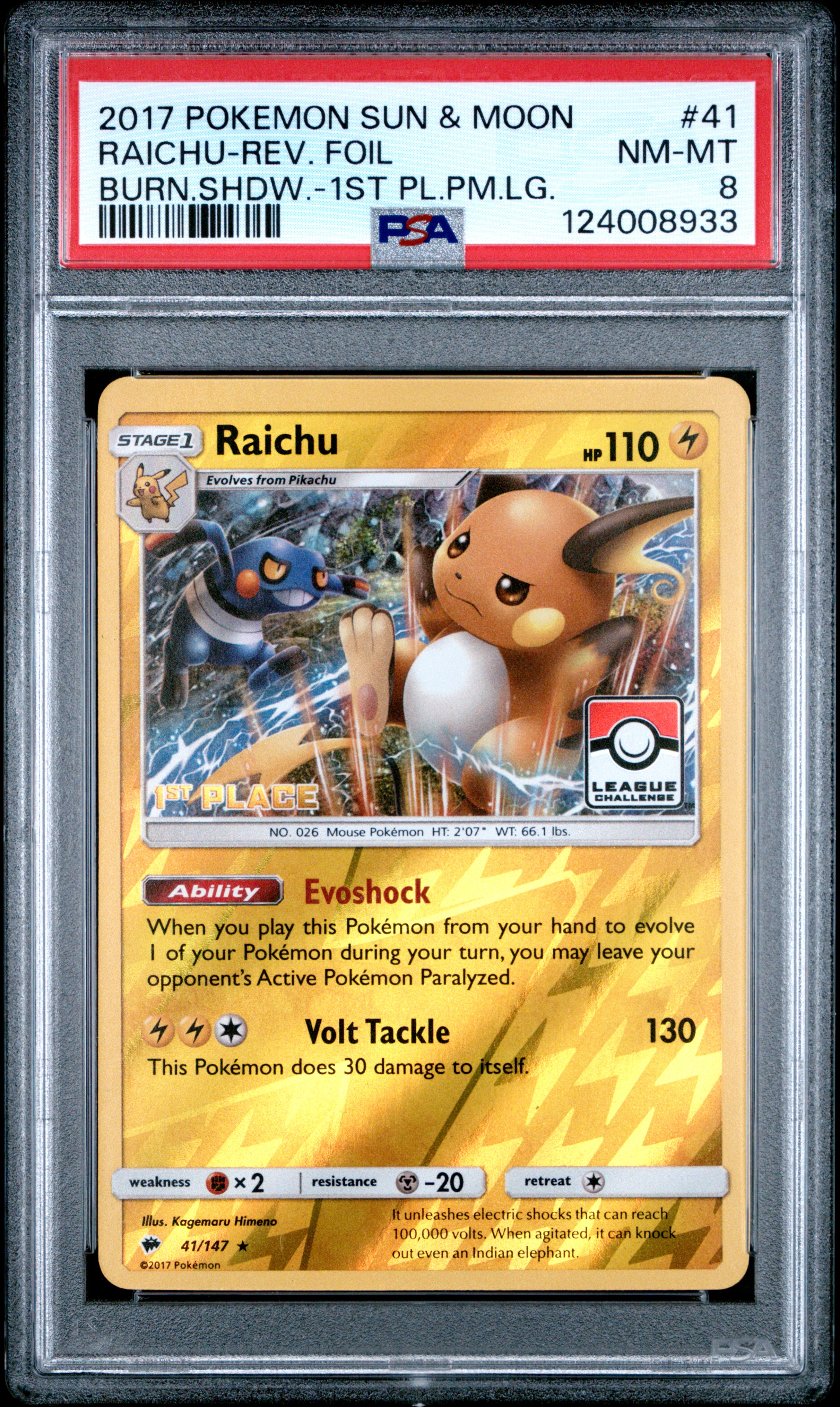 Raichu-Reverse Foil