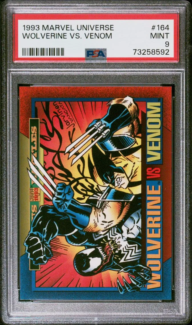 1993 #164 Wolverine vs. Venom PSA 9 Marvel Universe
