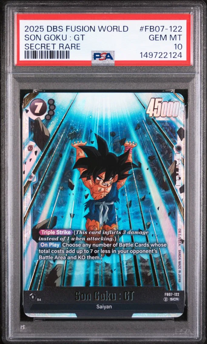 2025 #FB07-122 Son Goku : GT PSA 10 Dragon Ball Super Card Game Fusion World Wish for Shenron