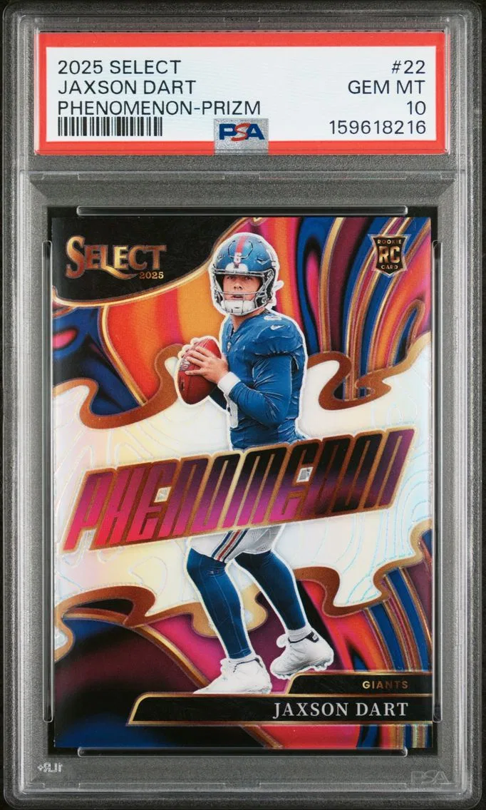 2025 #22 Jaxson Dart PSA 10 Panini Select Phenomenon