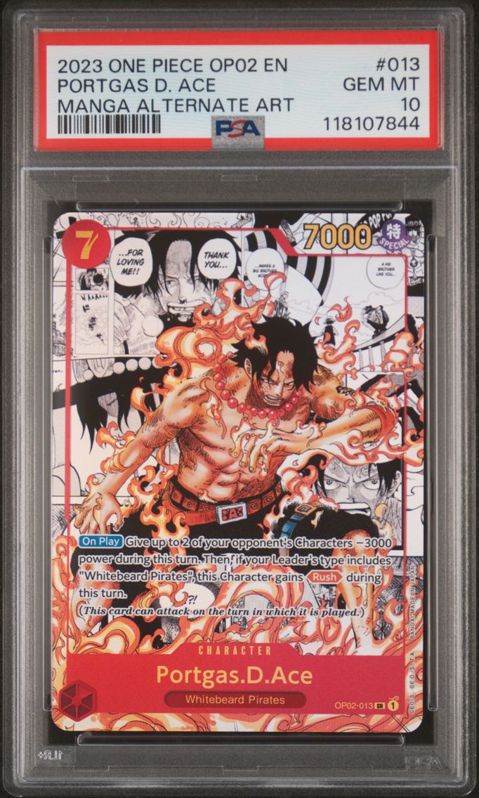 2023 #013 Portgas D. Ace PSA 10 