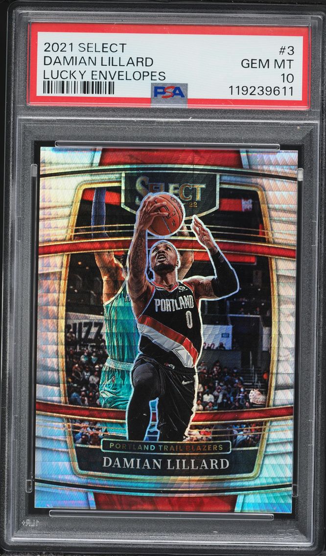 2021 #3 Damian Lillard PSA 10 Pa