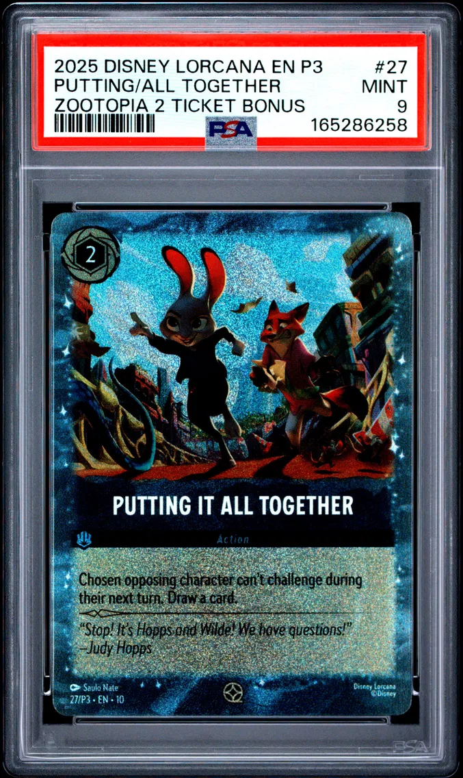 2025 #27 Putting It All Together PSA 9 Disney Lorcana EN P3-Promo