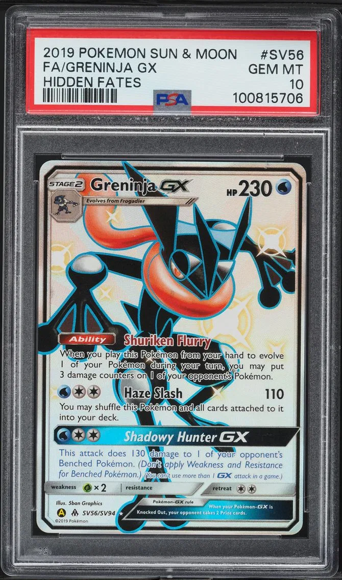2019 #SV56 Full Art/Greninja GX