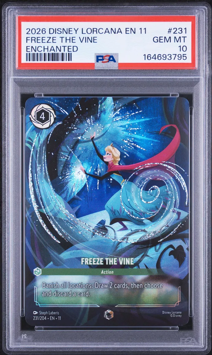 2026 #231 Freeze the Vine PSA 10 Disney Lorcana EN 11-Winterspell