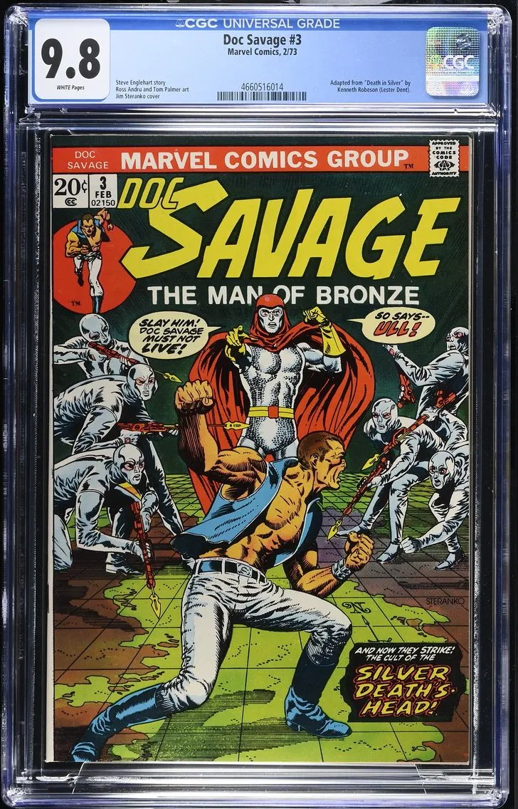 1973 Doc Savage #3 CGC 9.8 Marvel Comics