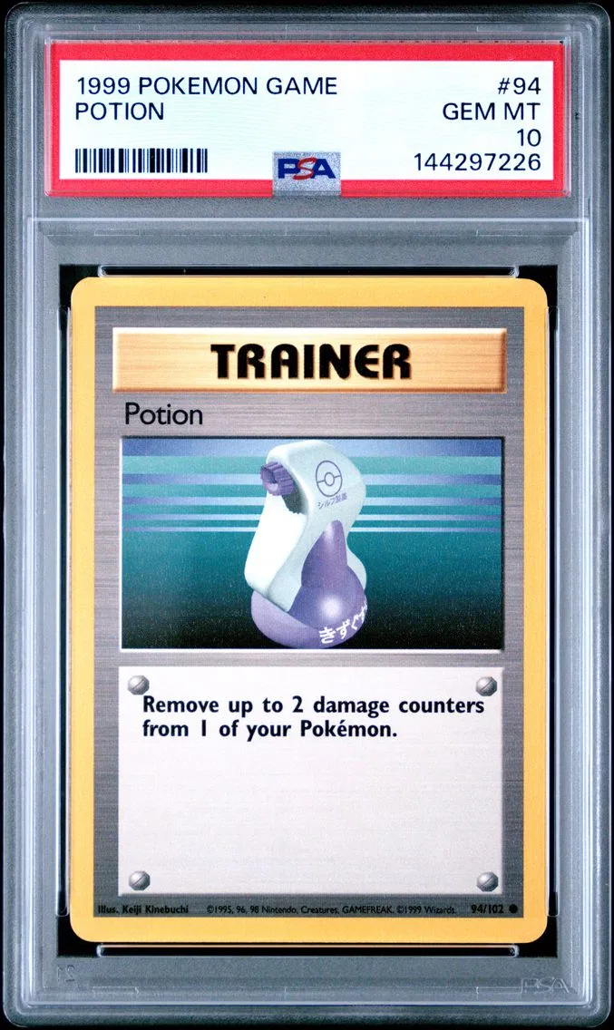 1999 Pokemon Game Potion Game #94 PSA 10