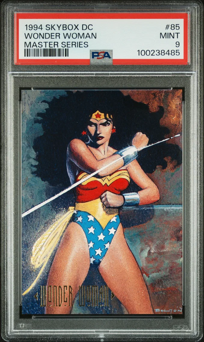 1994 #85 Wonder Woman PSA 9 Skybox DC Master Series