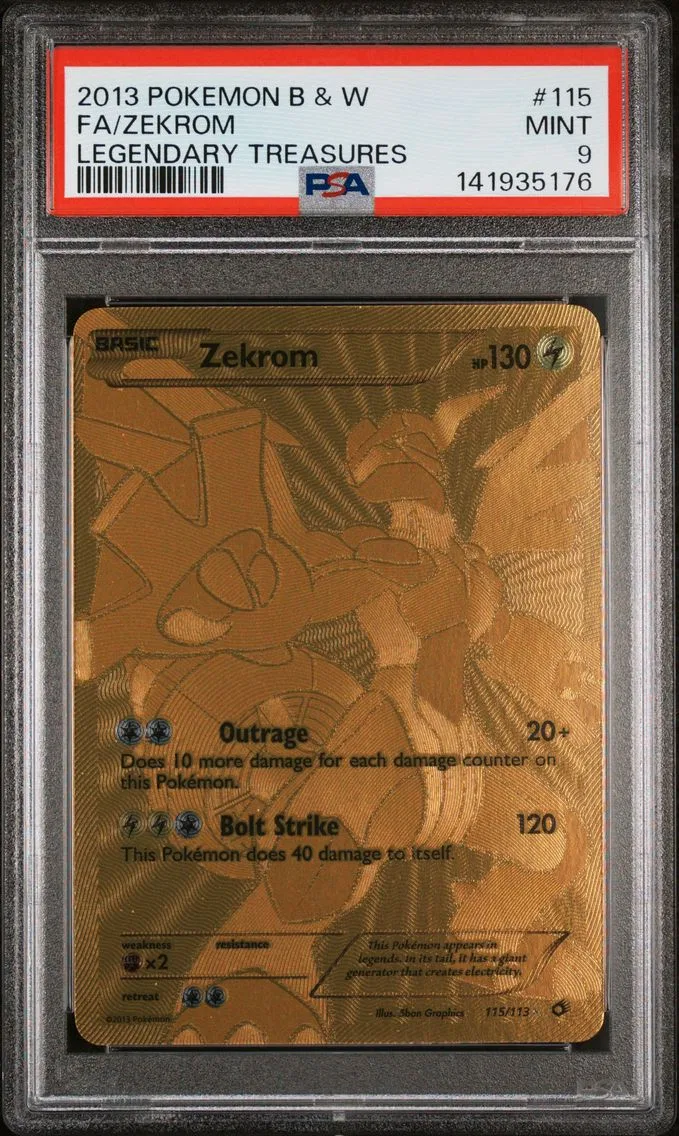2013 #115 Full Art/Zekrom PSA 9 
