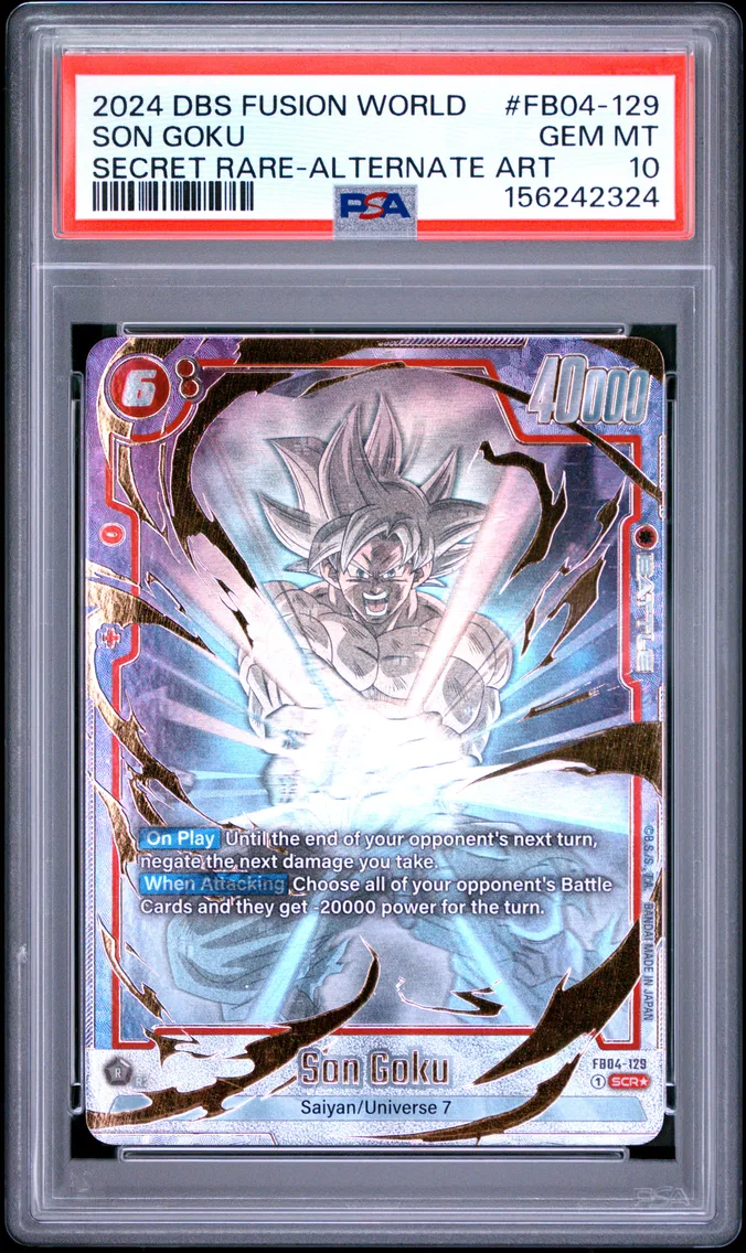 2024 #FB04-129 Son Goku PSA 10 Dragon Ball Super Card Game Fusion World Ultra Limit