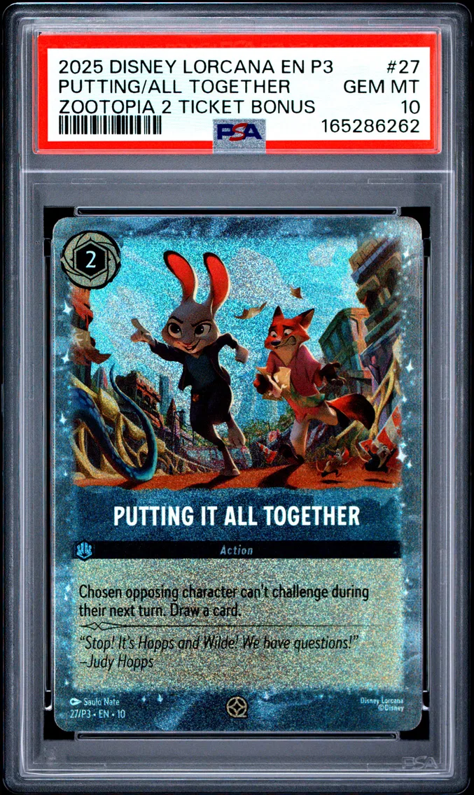 2025 #27 Putting It All Together PSA 10 Disney Lorcana EN P3-Promo