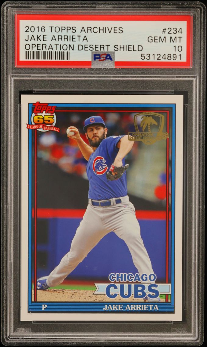 2016 #234 Jake Arrieta PSA 10 To