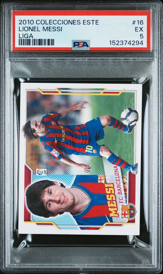 2010 #16 Lionel Messi PSA 5 Colecciones Este Liga