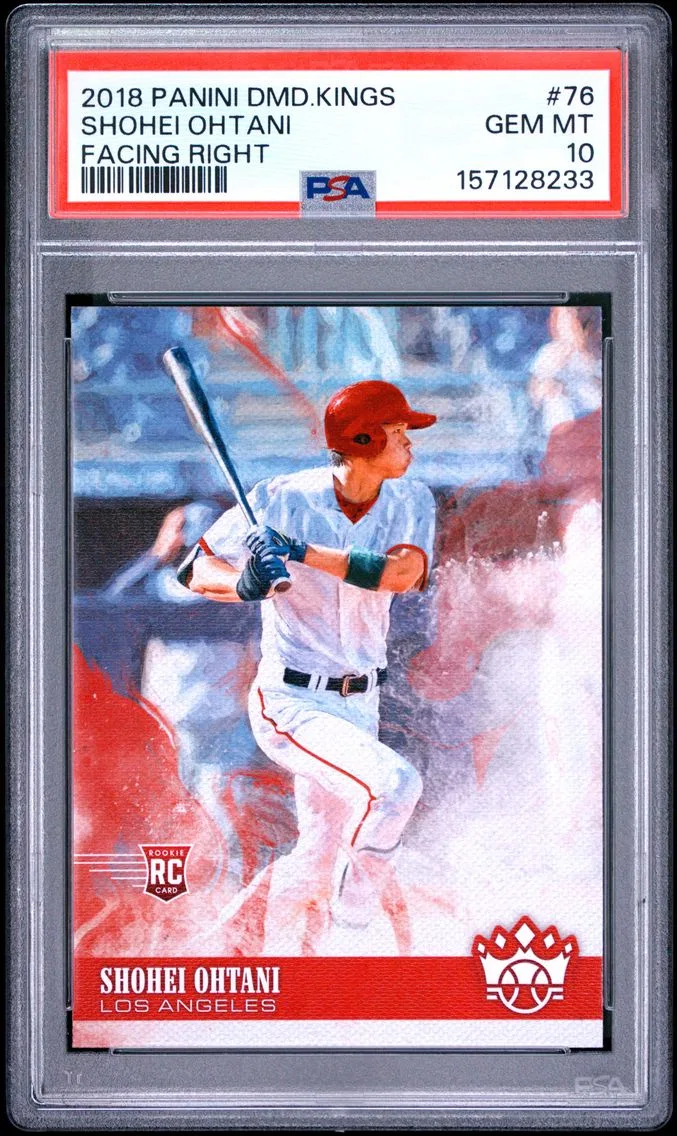 2018 #76 Shohei Ohtani PSA 10 Panini Diamond Kings