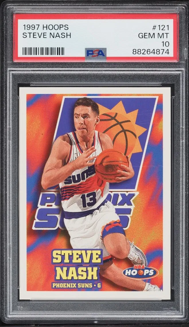 1997 #121 Steve Nash PSA 10 Hoops Basketball