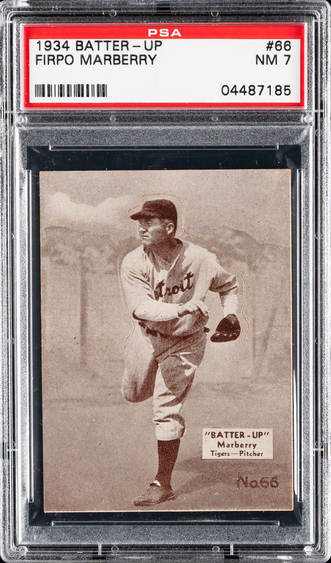 1934 #66 Firpo Marberry PSA 7 Ba