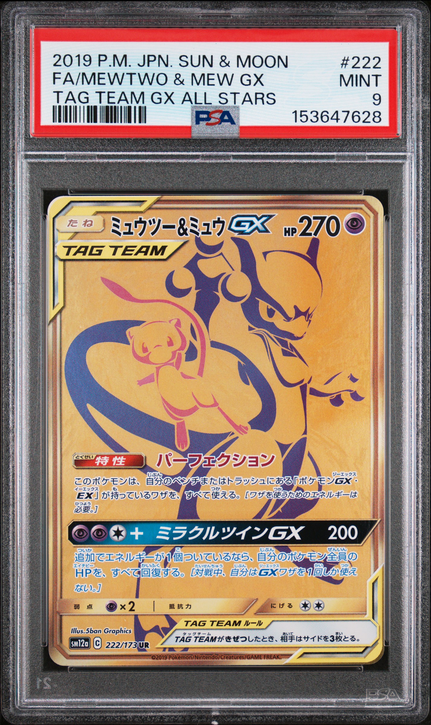 Full Art/Mewtwo & Mew GX