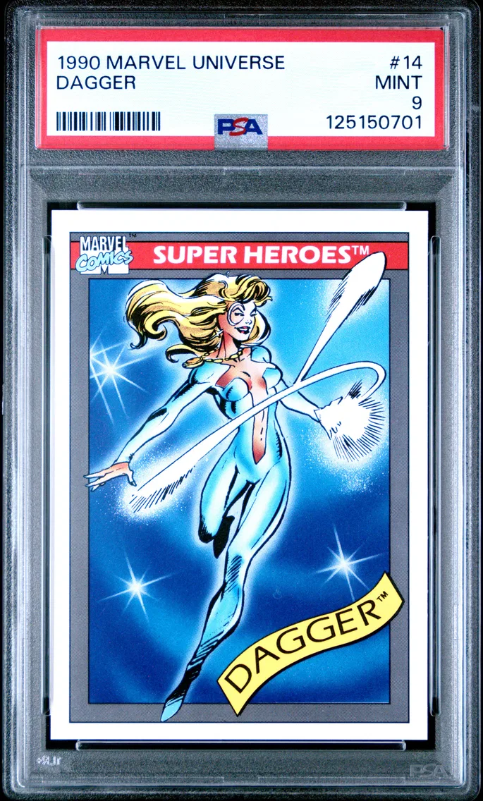 1990 #14 Dagger PSA 9 Marvel Universe