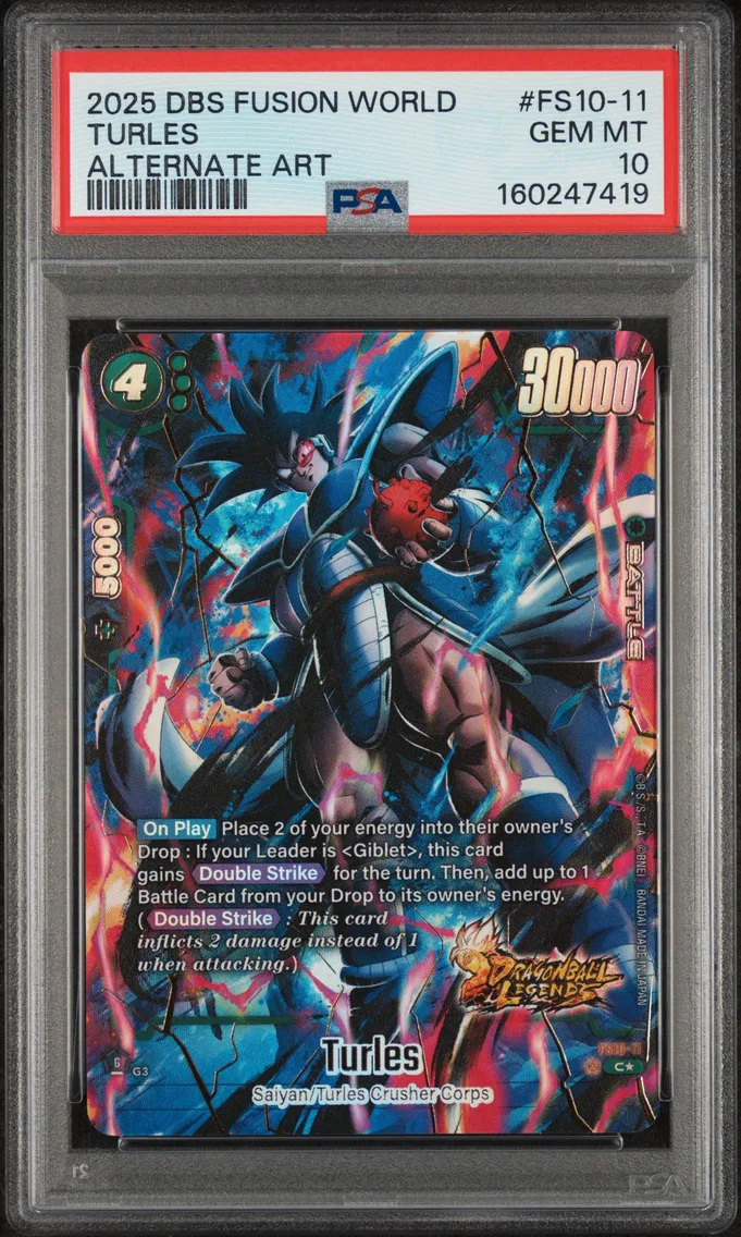 2025 #FS10-11 Turles PSA 10 Dragon Ball Super Card Game Fusion World Starter Deck EX Giblet