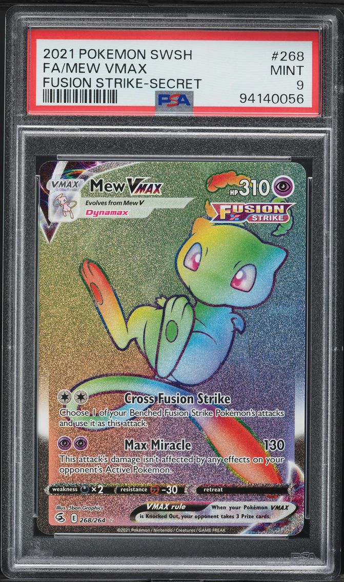 2021 #268 Full Art/Mew Vmax PSA