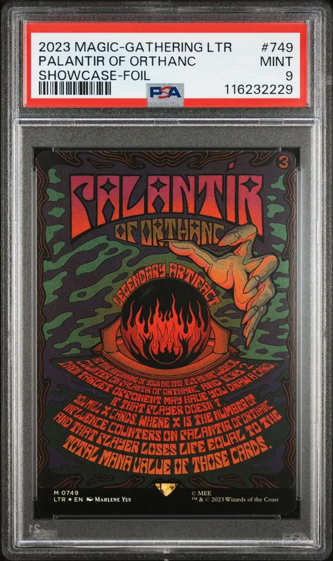 2023 #749 Palantir of Orthanc PSA 9 Tales of Middle-Earth Magic the Gathering
