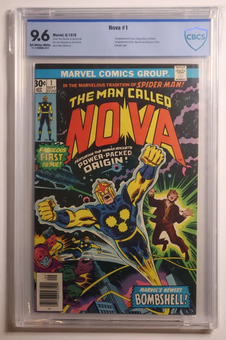 1976 Nova #1 CBCS 9.6 Marvel Comics