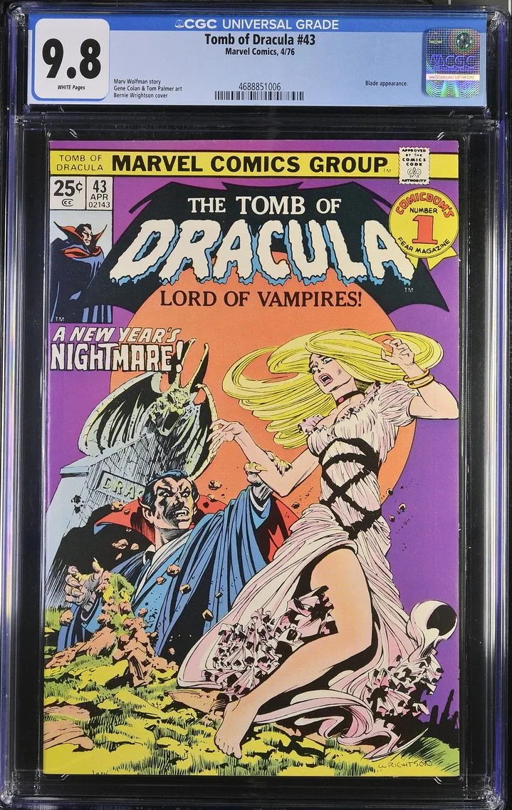 1976 #NA 1976 Tomb of Dracula #43 CGC 9.8 Marvel Comics CGC 9.8