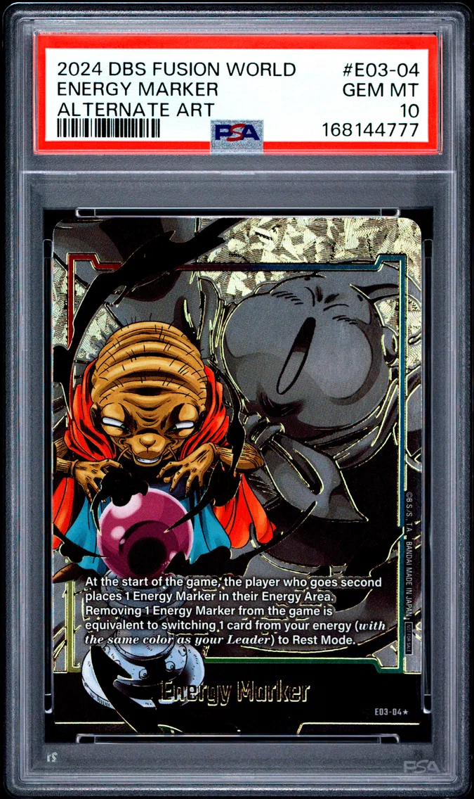 2024 #E03-04 Energy Marker PSA 10 Dragon Ball Super Card Game Fusion World Energy Marker Pack 03