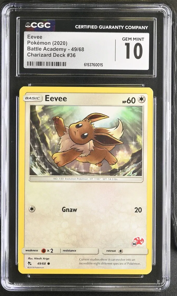 2020 #49 Eevee CGC 10 Battle Academy - English
