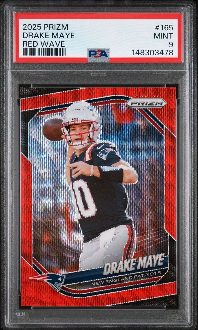 2025 #165 Drake Maye PSA 9 Panini Prizm Football