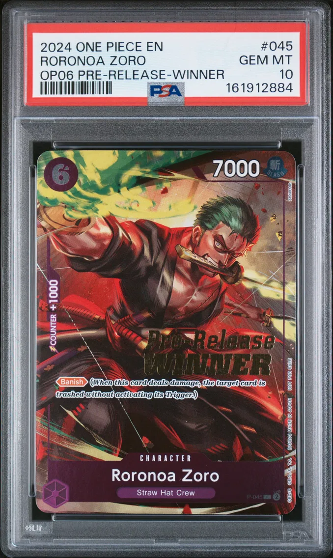 2024 #045 Roronoa Zoro PSA 10 One Piece Promos