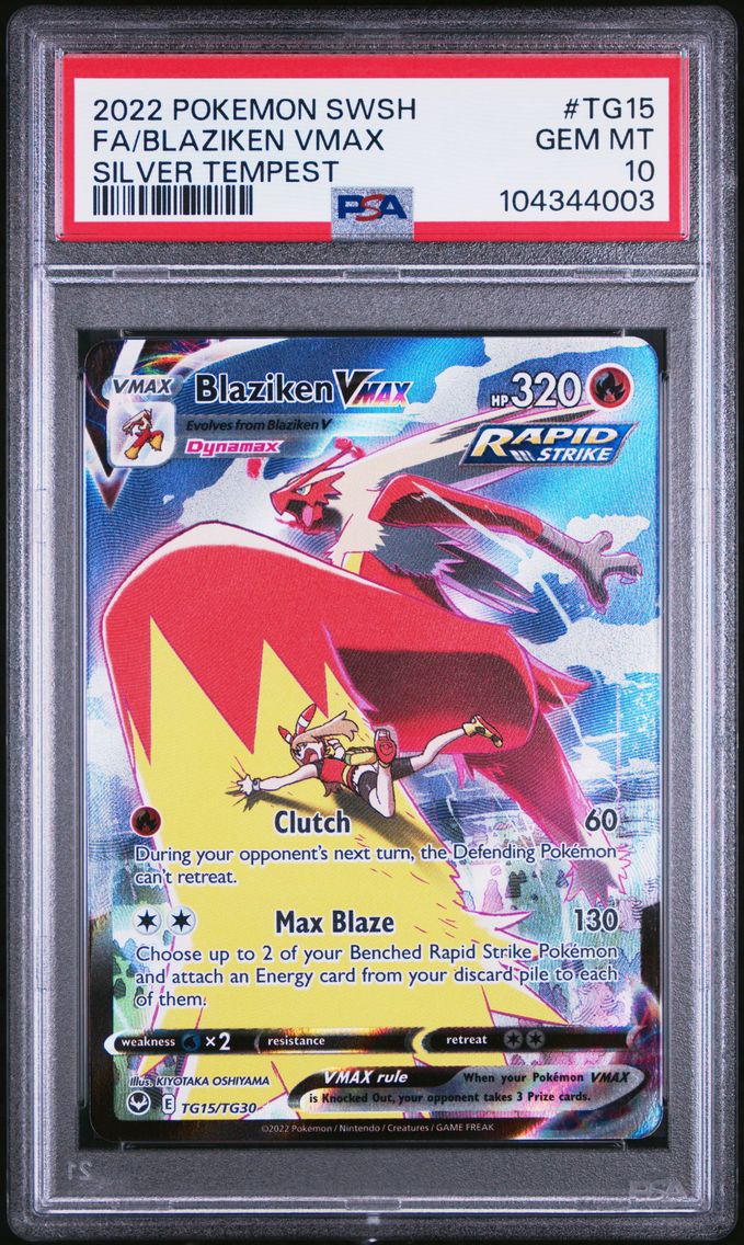 2022 #TG15 Full Art/Blaziken Vma