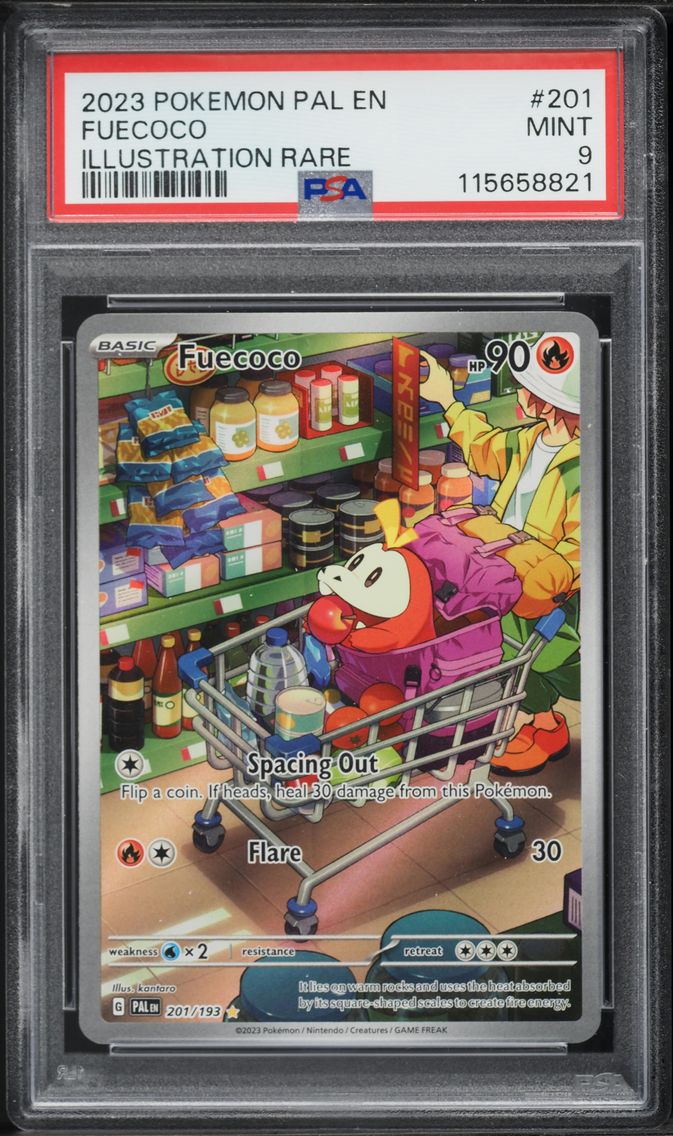 2023 #201 Fuecoco PSA 9 Pal EN-Paldea Evolved Pokemon
