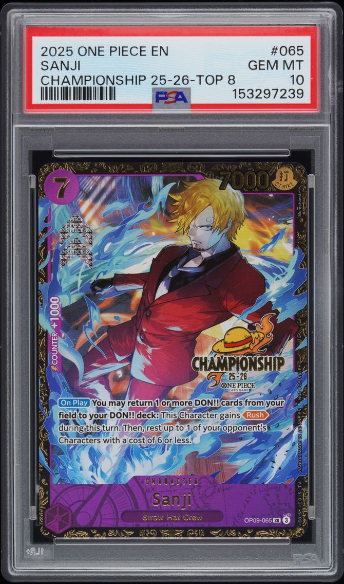 2025 #065 Sanji PSA 10 Promos On