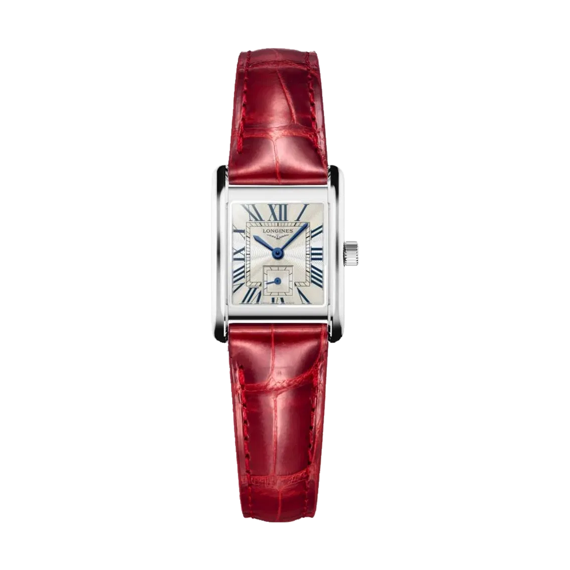 Longines Mini DolceVita 29mm - Silver "Flinique" on Leather Strap