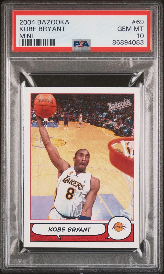 2004 #69 Kobe Bryant PSA 10 Bazooka