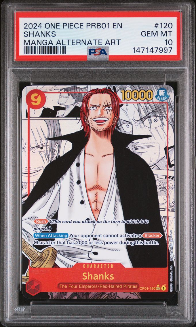2024 #120 Shanks PSA 10 PRB01-Pr