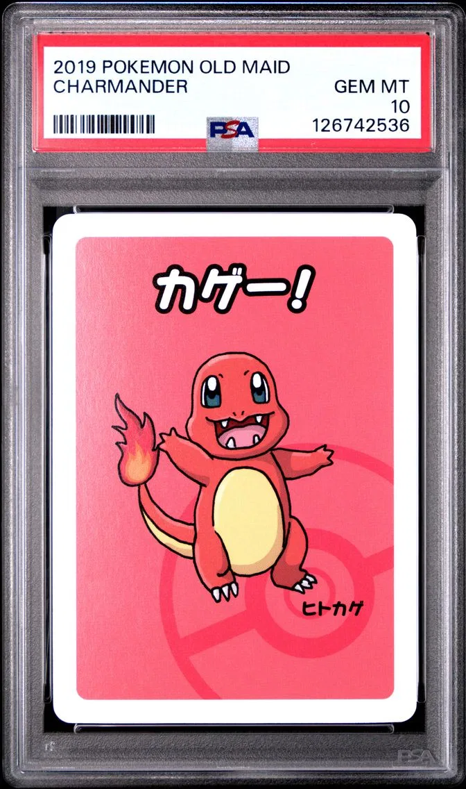 2019 #NA Charmander PSA 10 Old Maid Pokemon