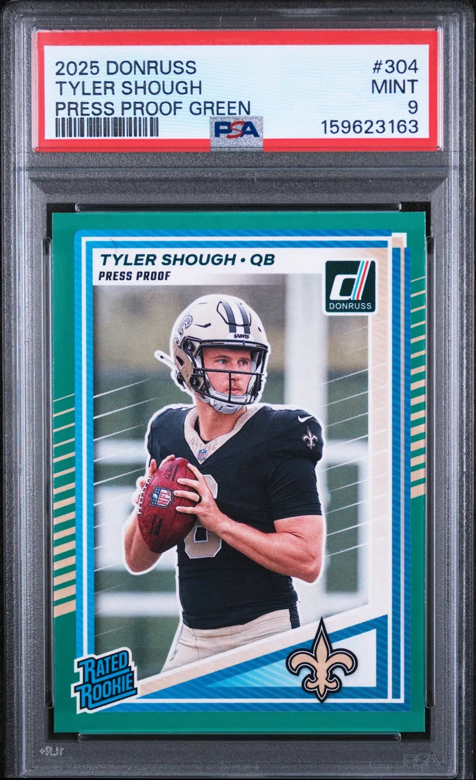 2025 #304 Tyler Shough PSA 9 Panini Donruss