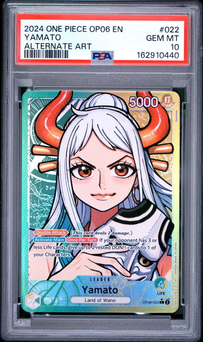 2024 #022 Yamato PSA 10 One Piece OP06-Wings of the Captain